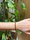 Tennis bracelet in Red