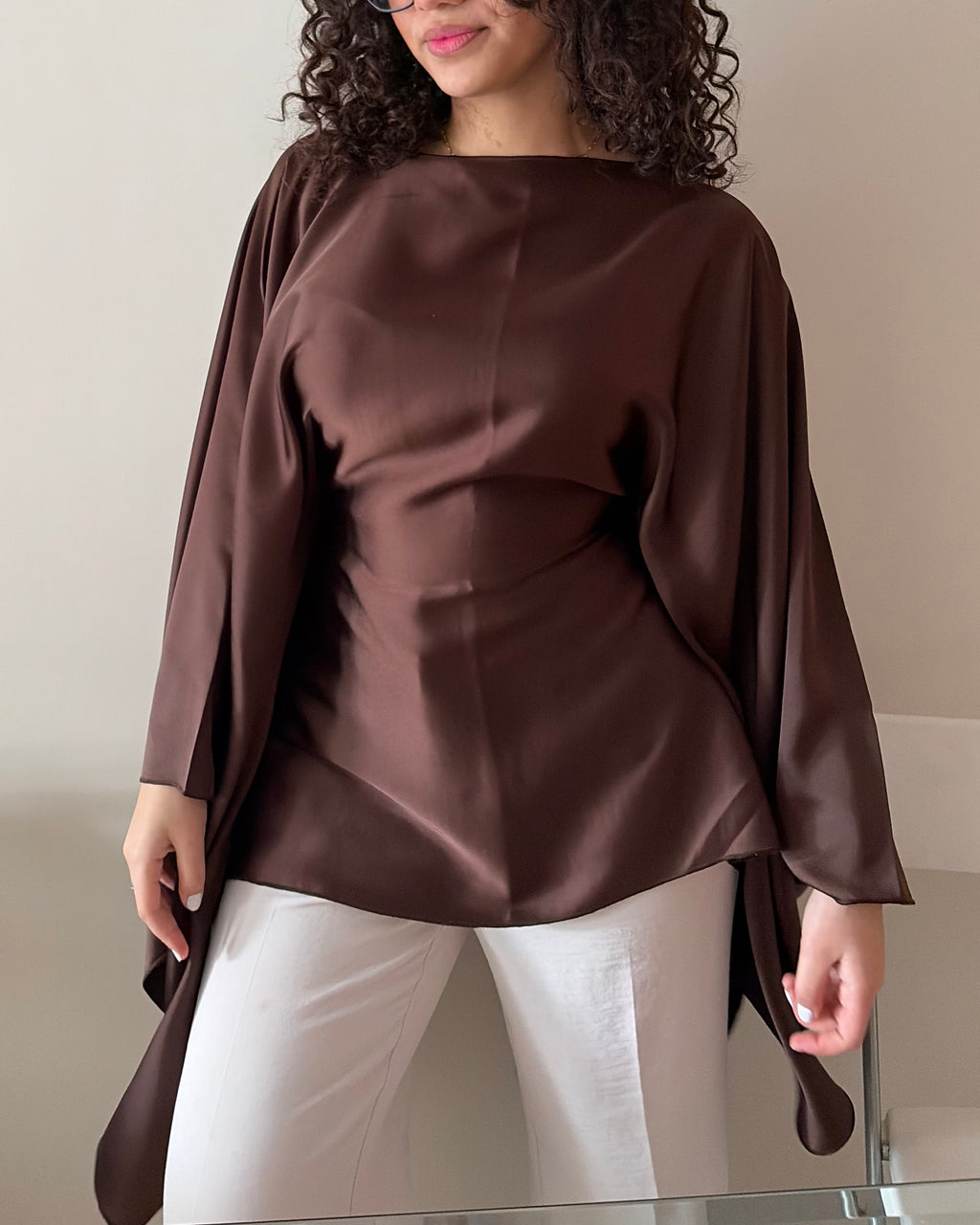 Butterfly Top Chocolate Brown