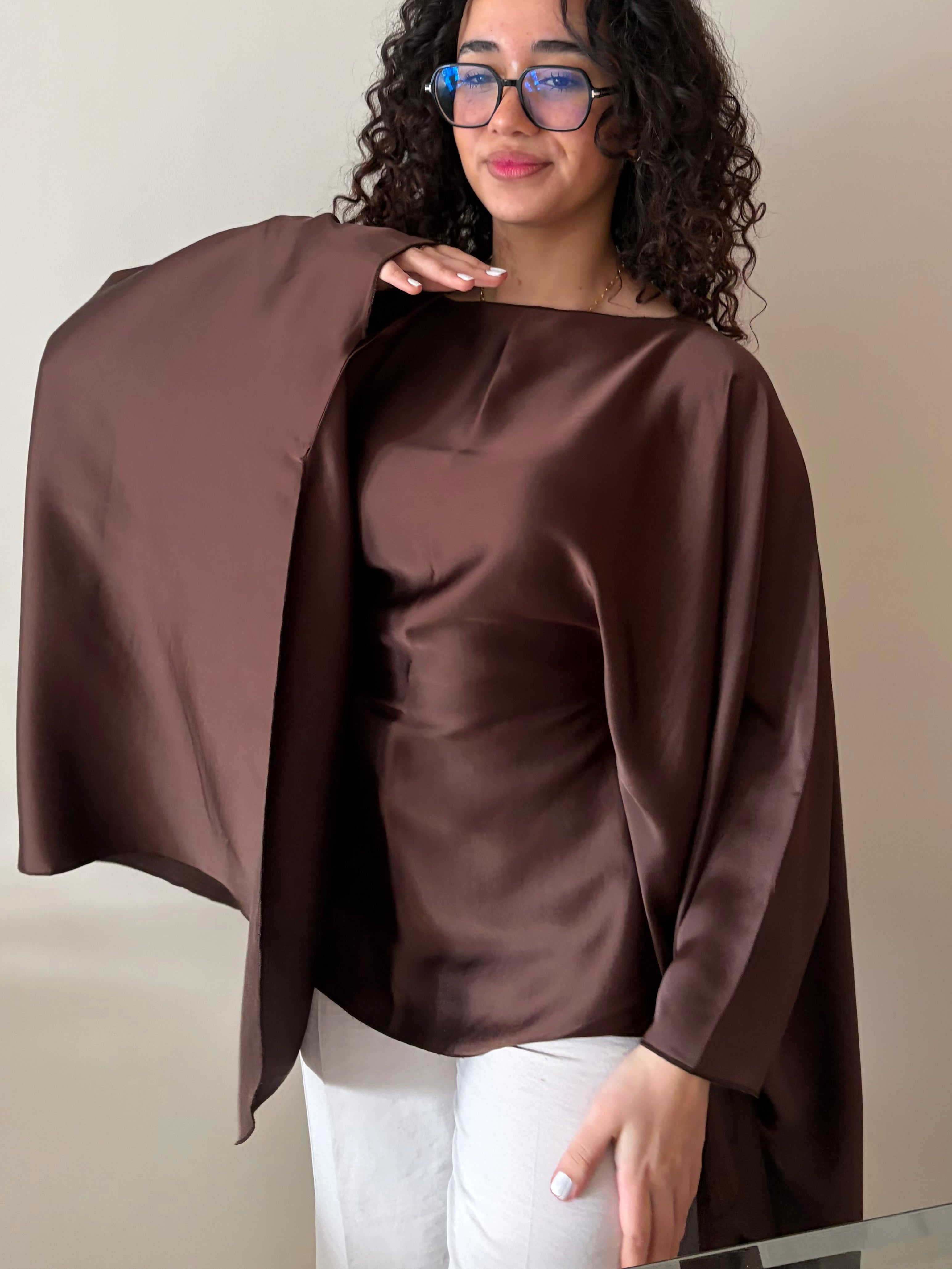 Butterfly Top Chocolate Brown