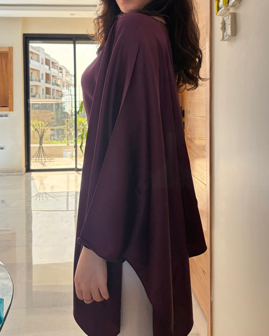 Butterfly Top in Prune purple