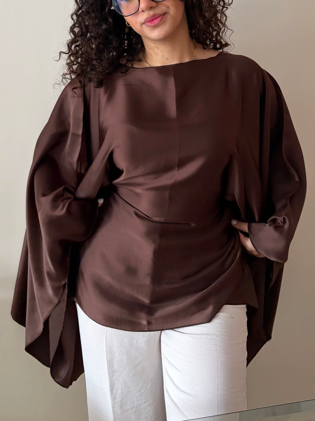 Butterfly Top Chocolate Brown