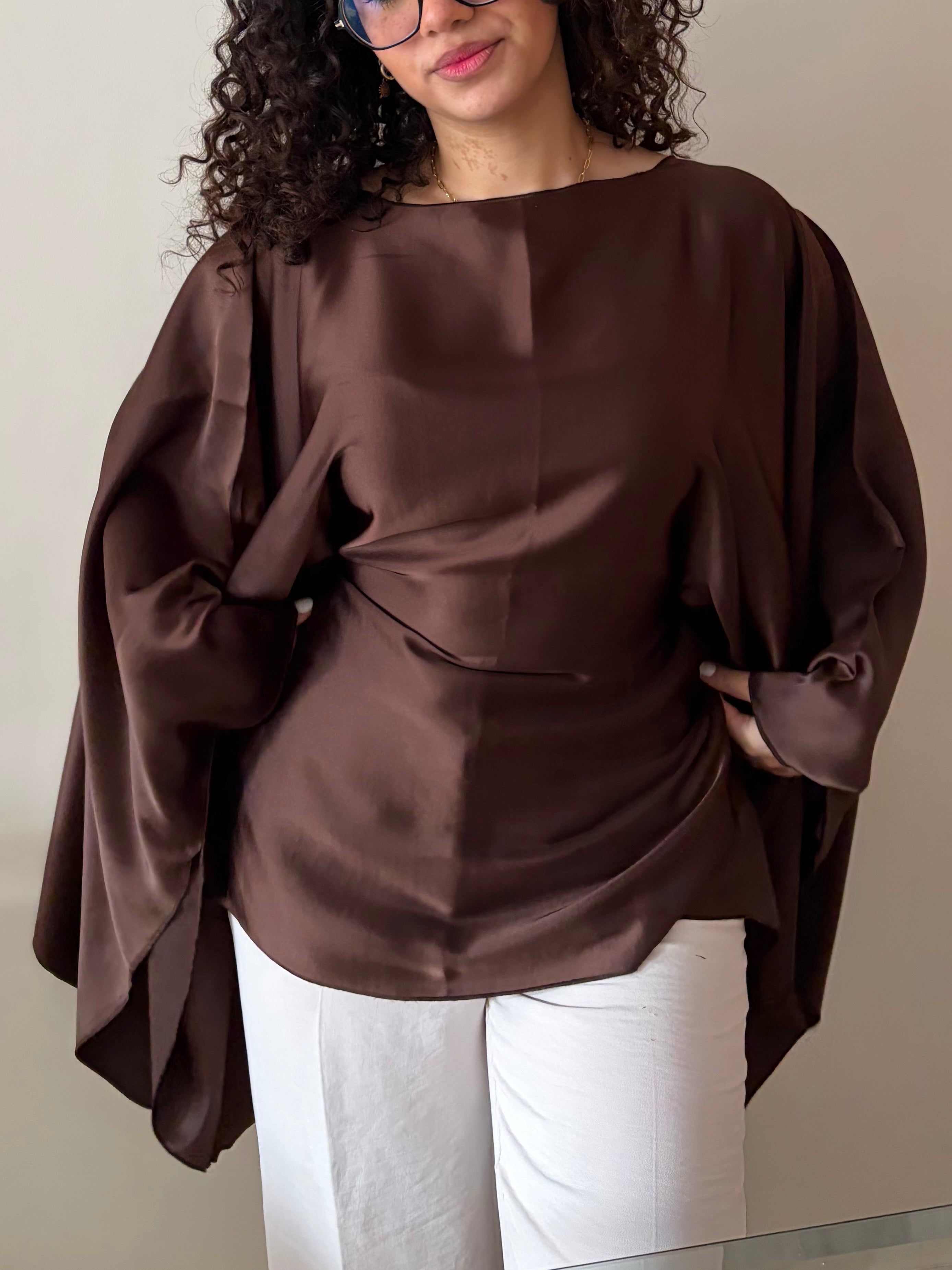 Butterfly Top Chocolate Brown