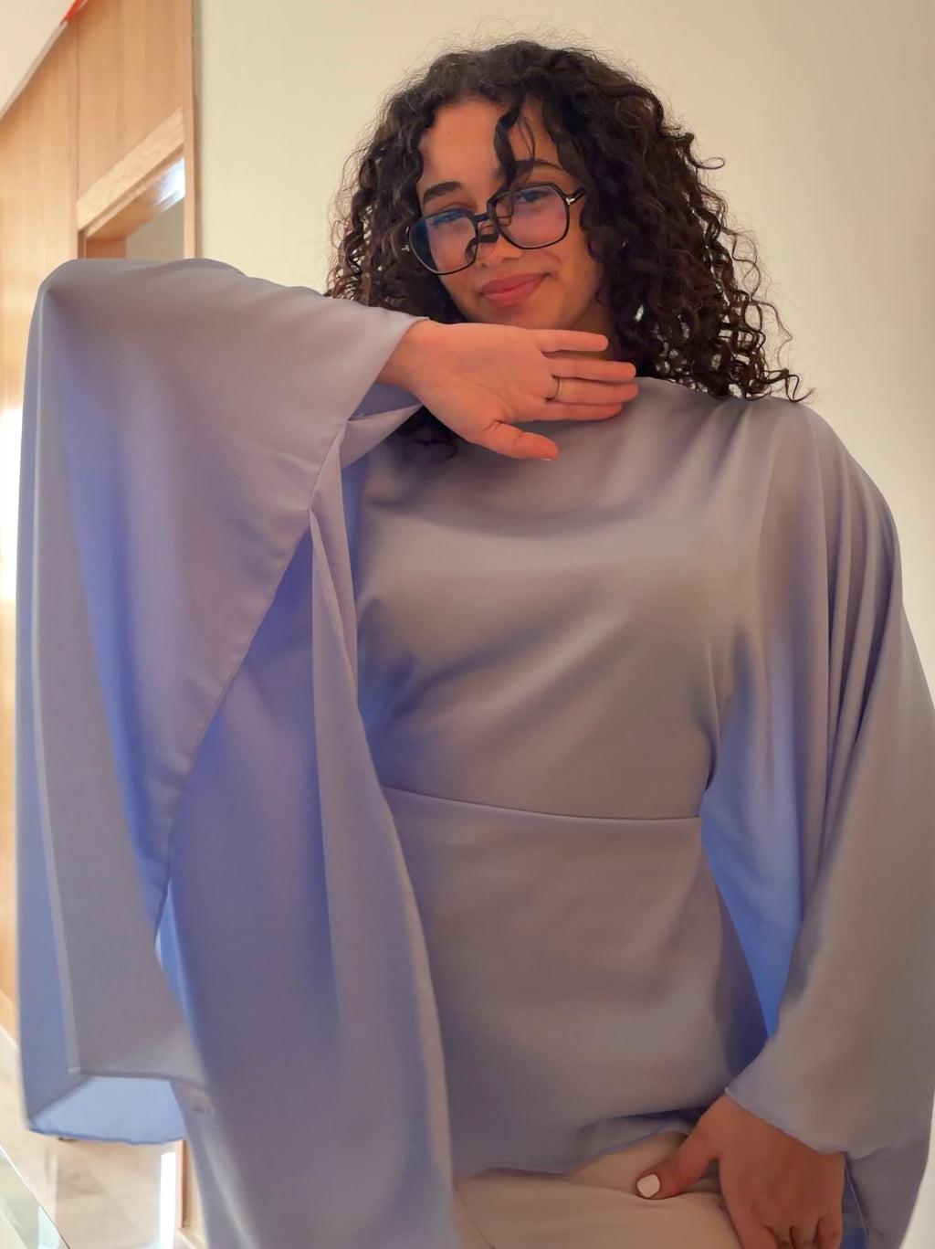 Butterfly Top light blue